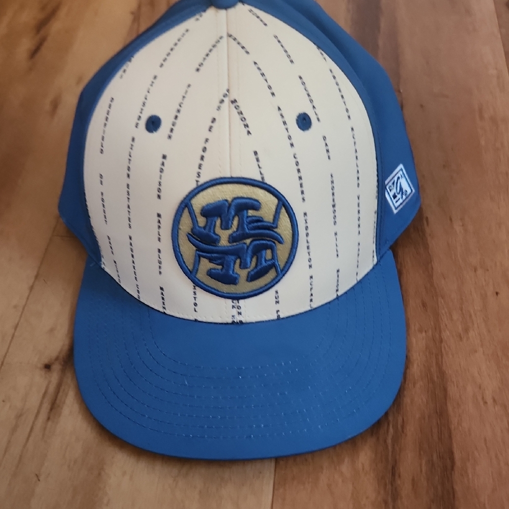 Blue and Cream Baseball Cap
